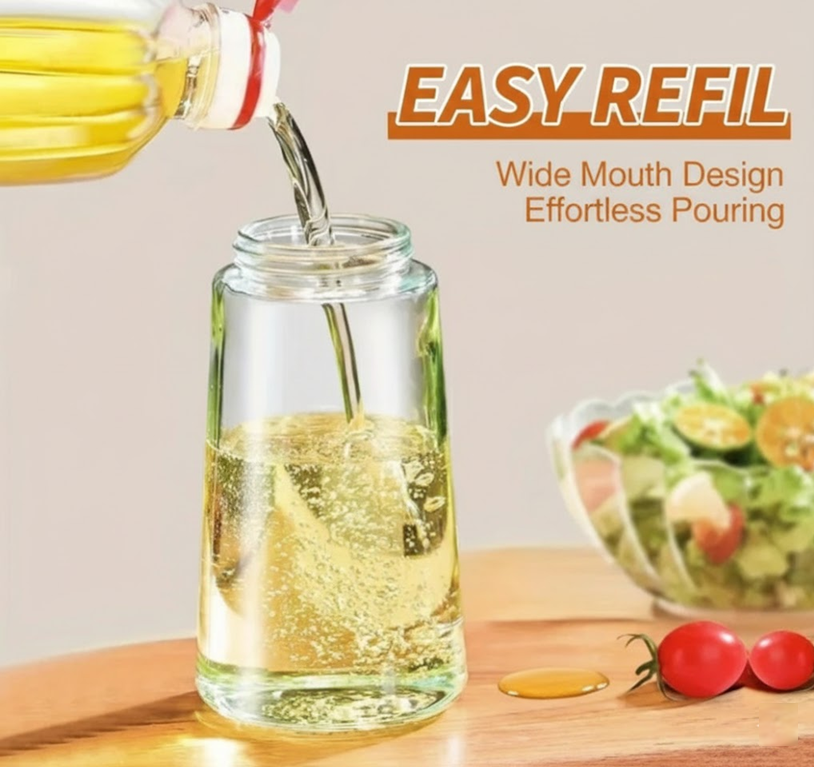 Smart Oil Mister 500ml – Perfect Control for Cooking, Grilling & Air Frying